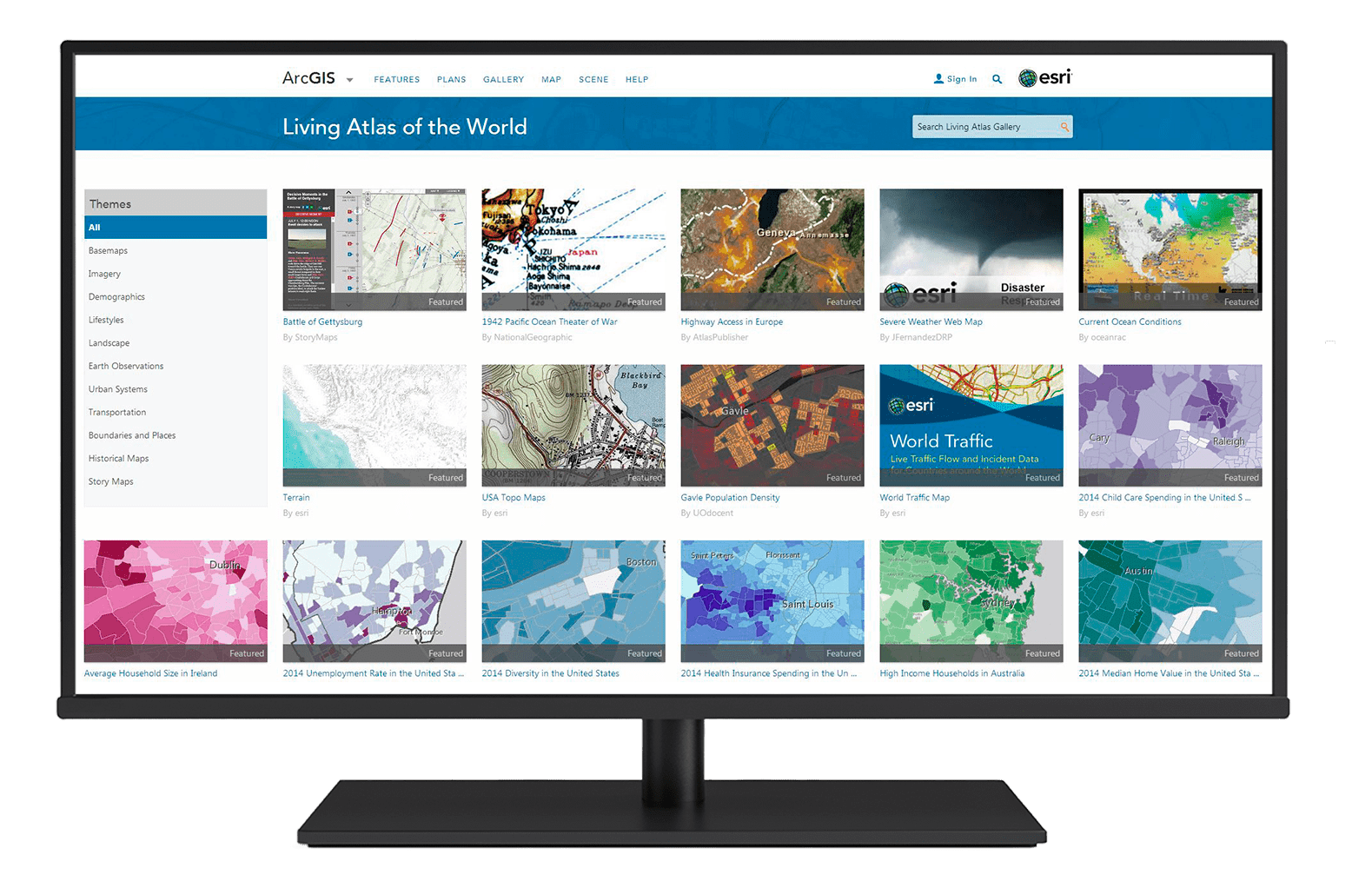 Living Atlas of the World Esri